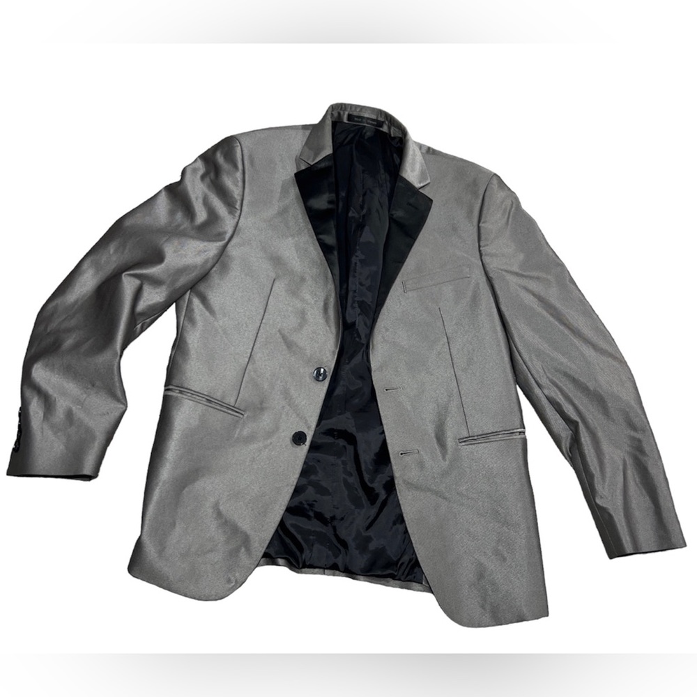 VAN HEUSEN MEN FLEX SLIM FIT GRAY SUIT BLAZER SIZE 38S